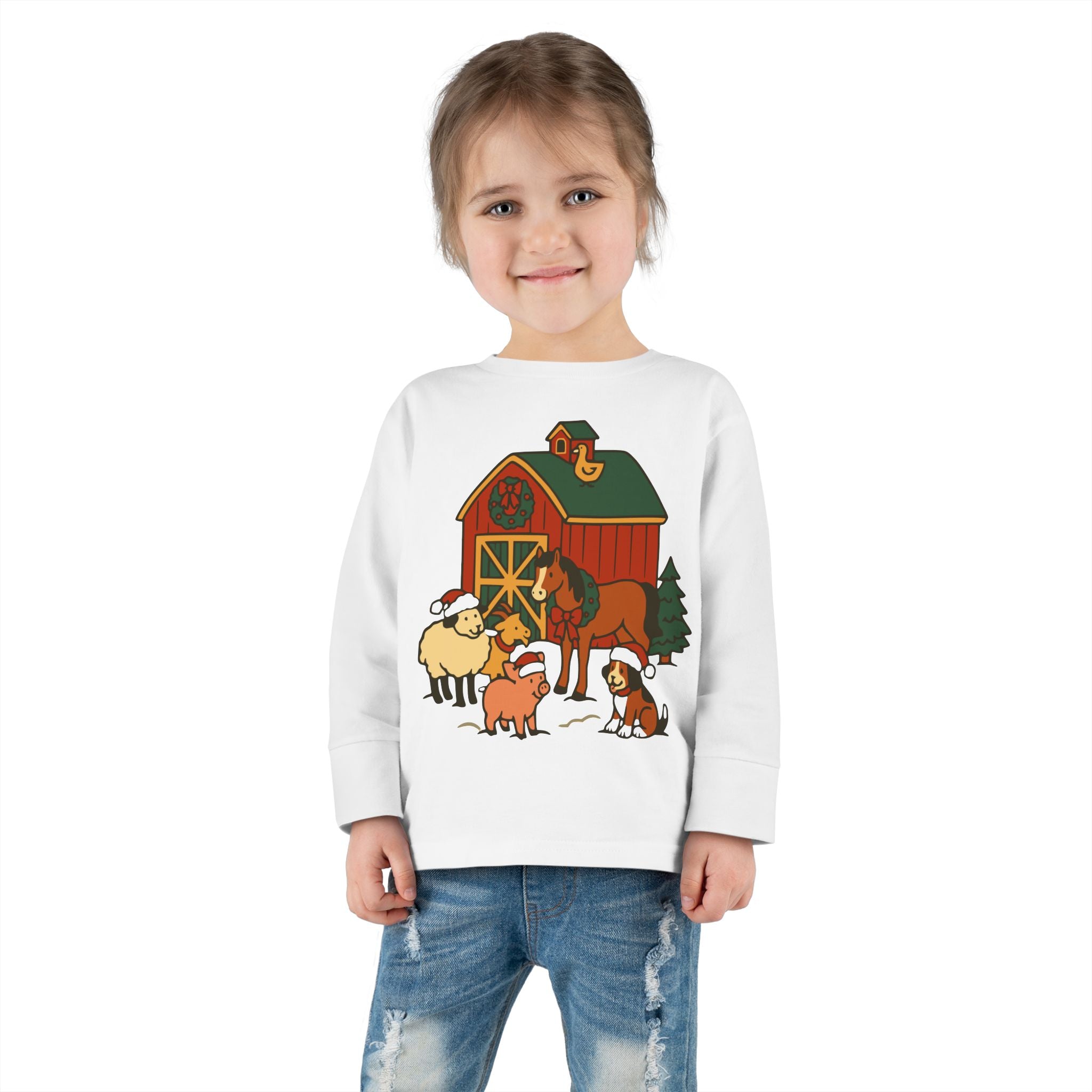 BABY Farm Friends Barn Holiday Shirt
