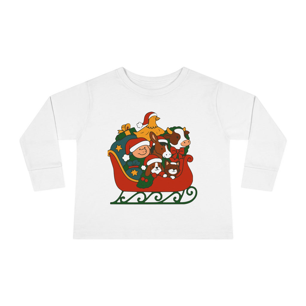 BABY Farm Friends Sleigh Holiday Shirt