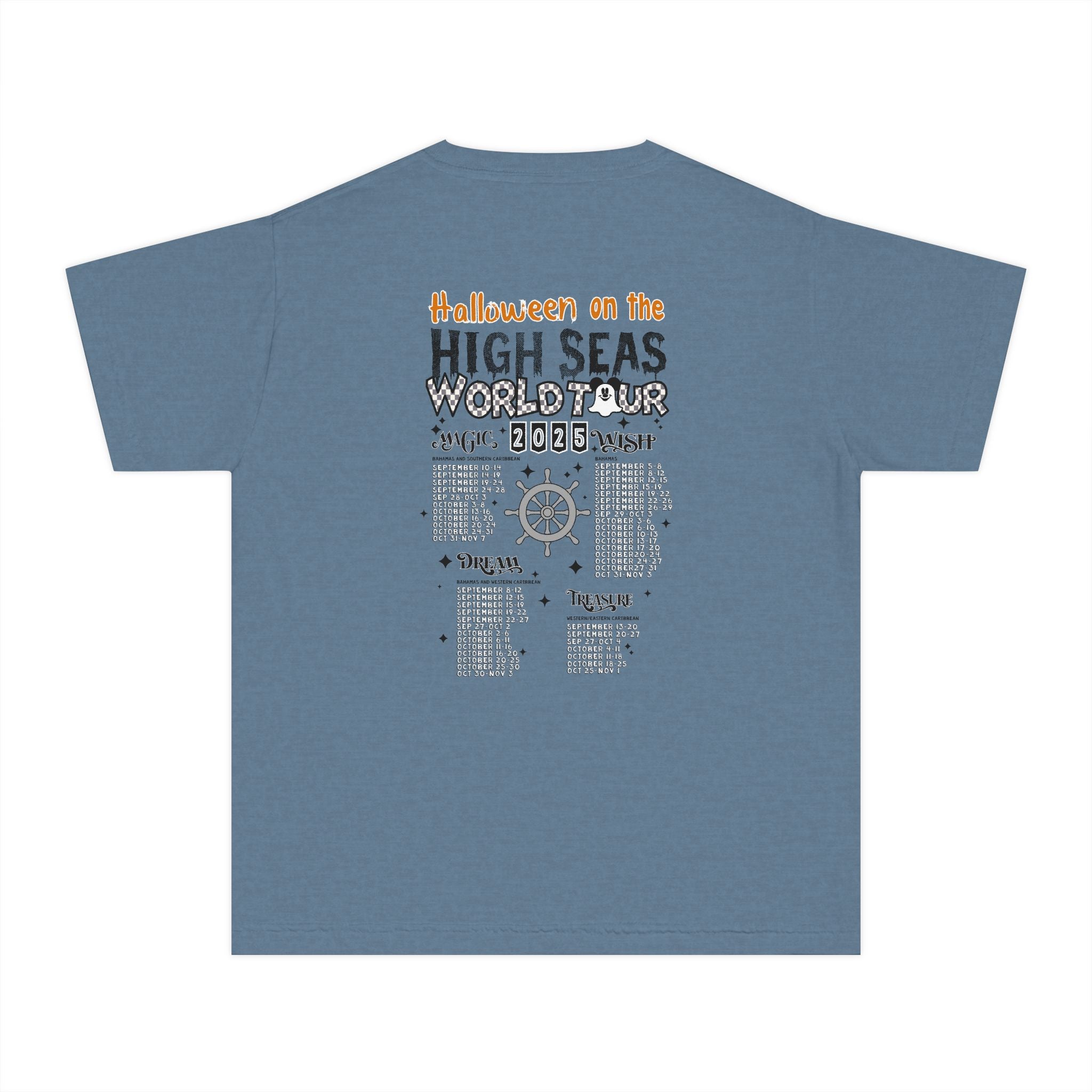 YOUTH Halloween on the High Seas World Tour Tee 2025