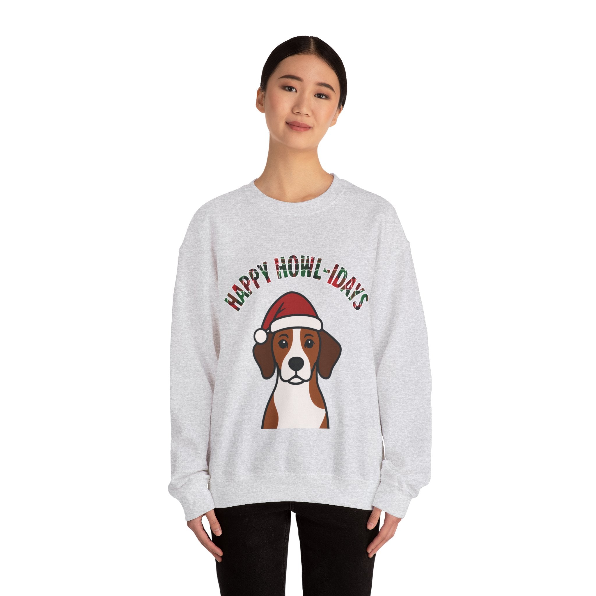 Happy Howl-idays Fox Hound Christmas Sweatshirt