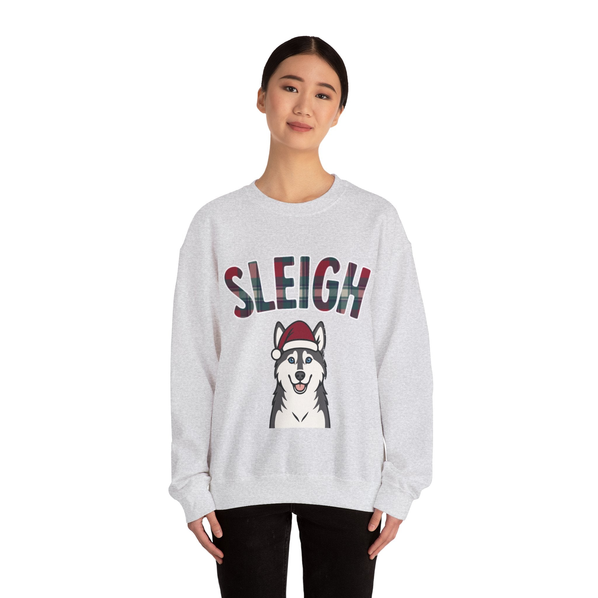 Sleigh Husky Christmas Sweatshirt
