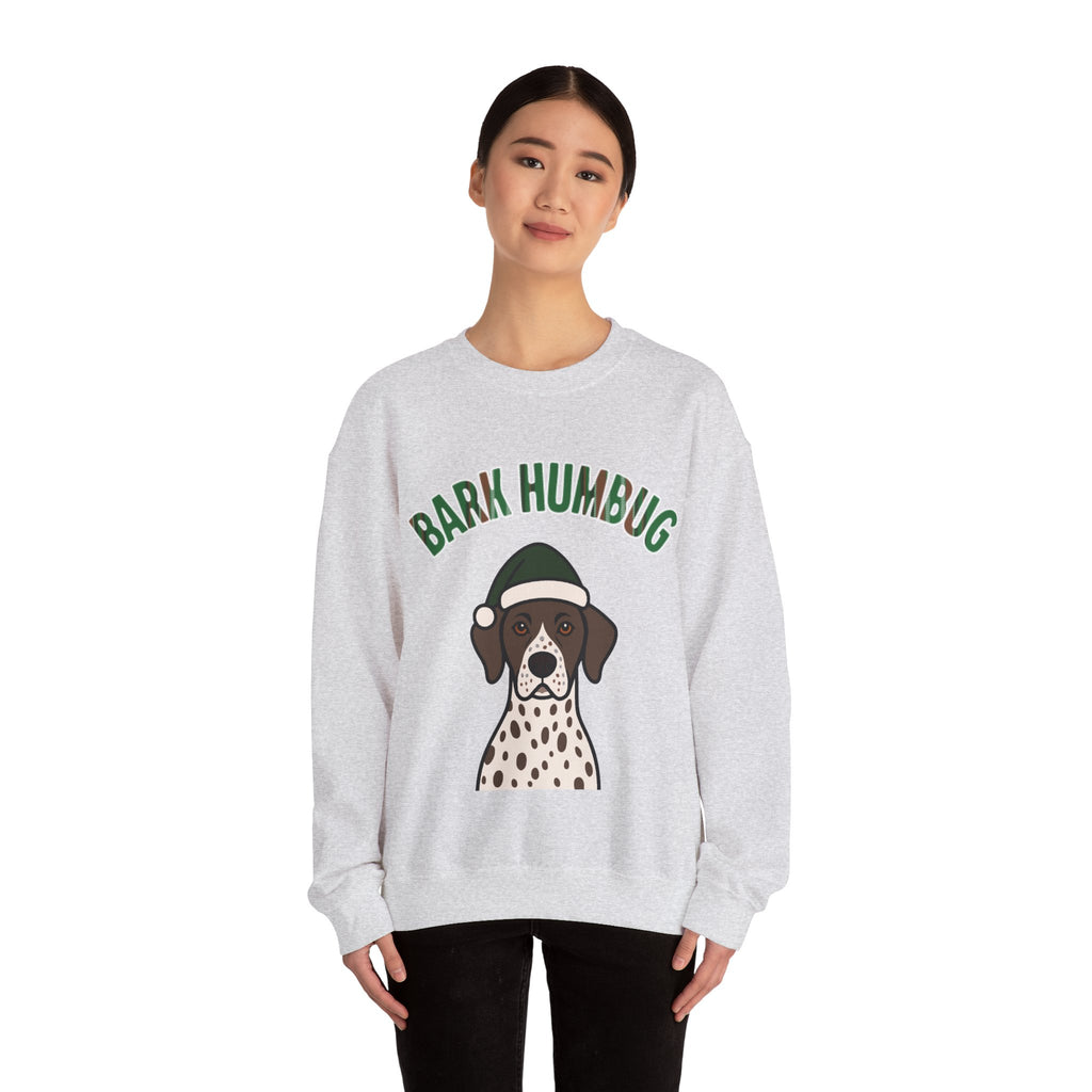 Bark Humbug German Short Hair Pointer Christmas Sweatshirt