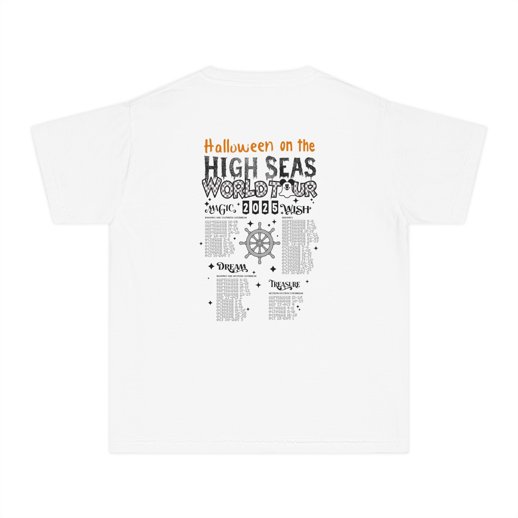 YOUTH Halloween on the High Seas World Tour Tee 2025