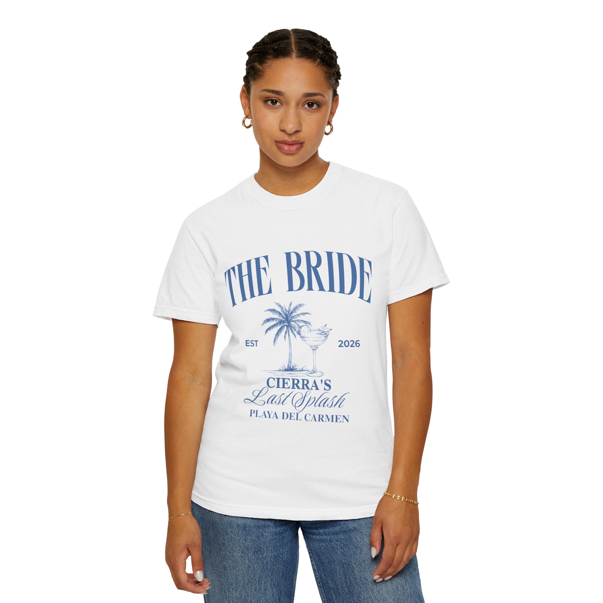 "The Bride" Playa del Carmen Bachelorette Tee (Cierra's Last Splash)