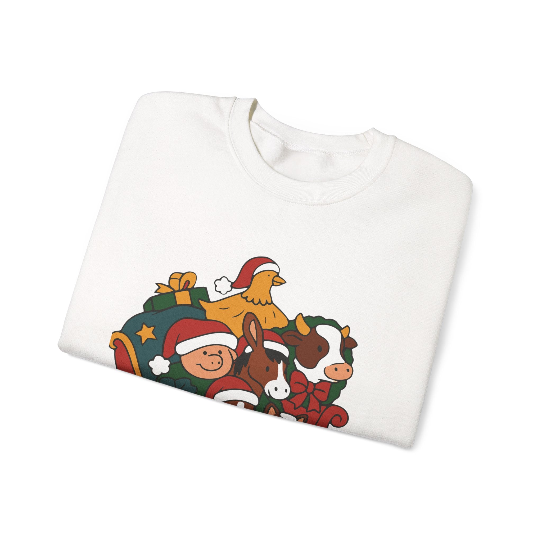Farm Friends Sleigh Holiday Sweatshirt