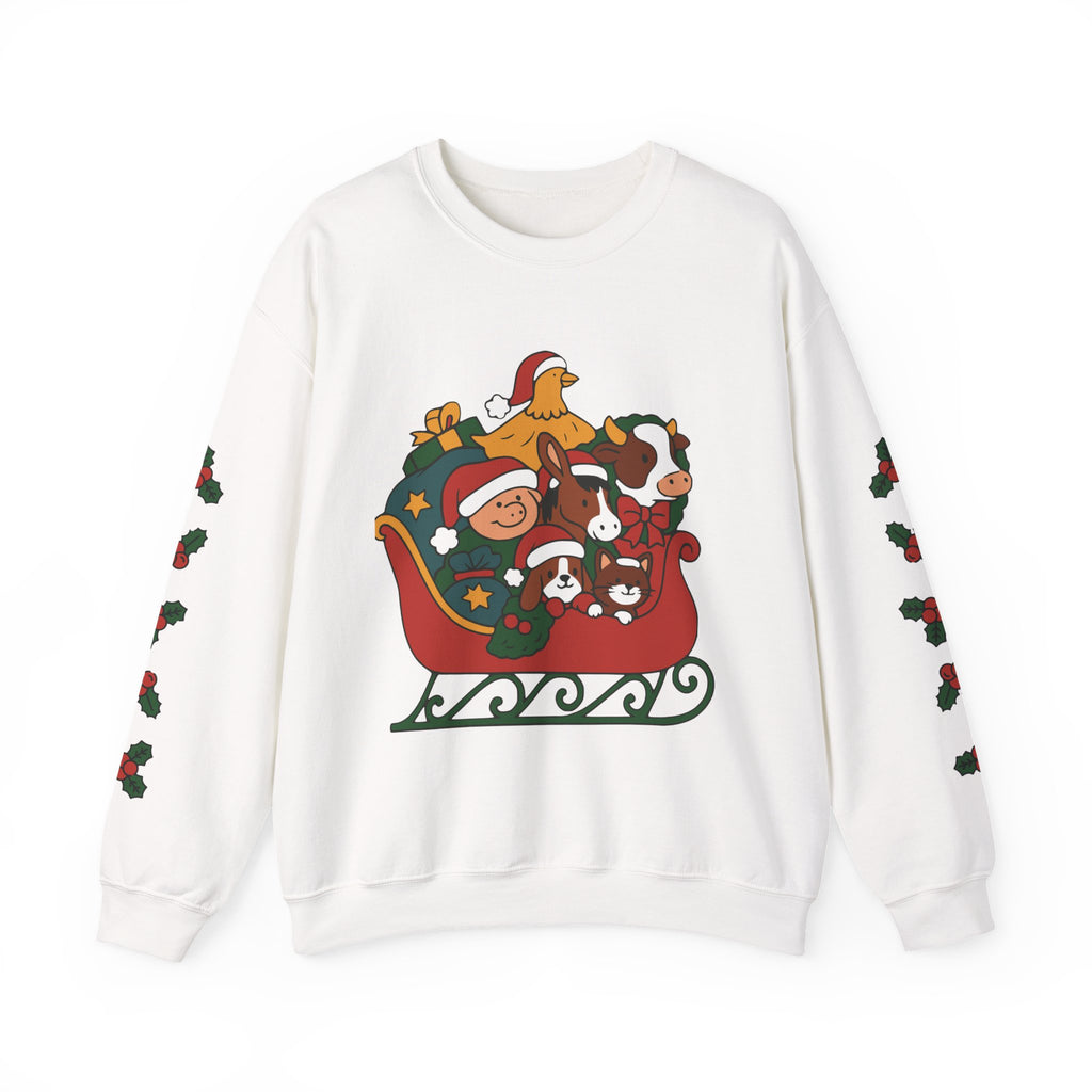 Farm Friends Sleigh Holiday Sweatshirt